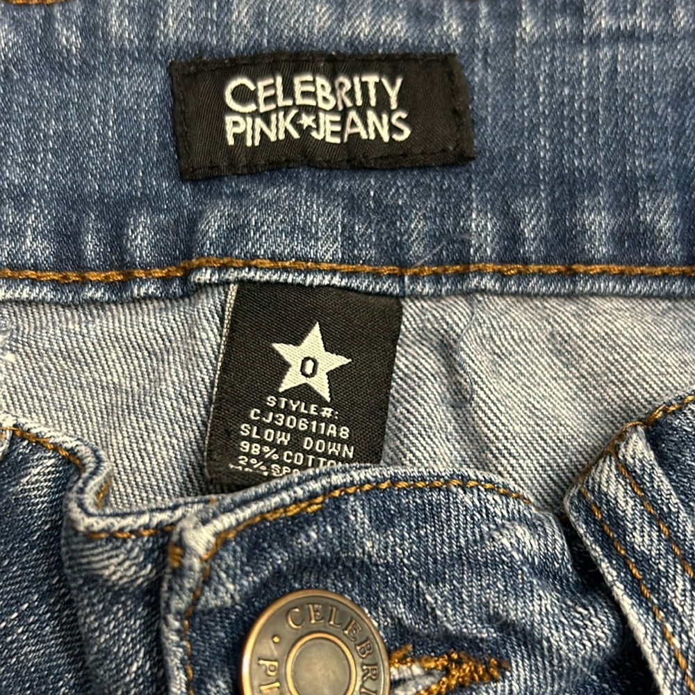 Celebrity pink jeans shorts size 0